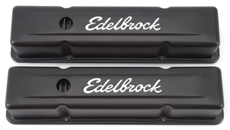Edelbrock — Edelbrock Valve Cover Signature Series Chevrolet 1959-1986 262-400 CI V8 Tall Black
CHROME/PRO-FLO