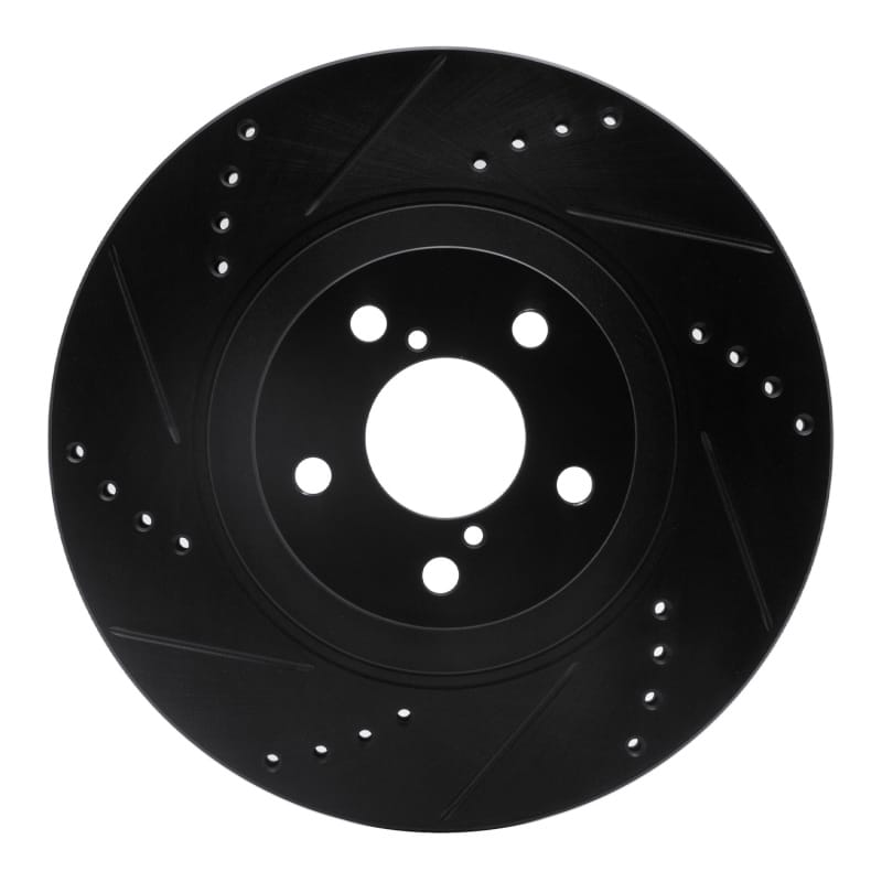 R1 Concepts — R1 04-25 Scion FR-S Front Left Drilled & Slotted Black Brake Rotor
R1 Brake Rotor Drill