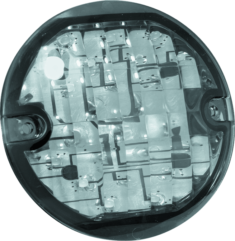 Kuryakyn — LED Front Turn Signal Conversion Flat Style Insert Amber Lens