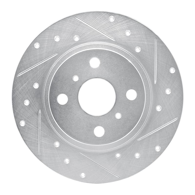R1 Concepts — R1 87-89 Toyota MR2 Rear Right Drilled & Slotted Silver Brake Rotor
R1 Brake Rotor Drill