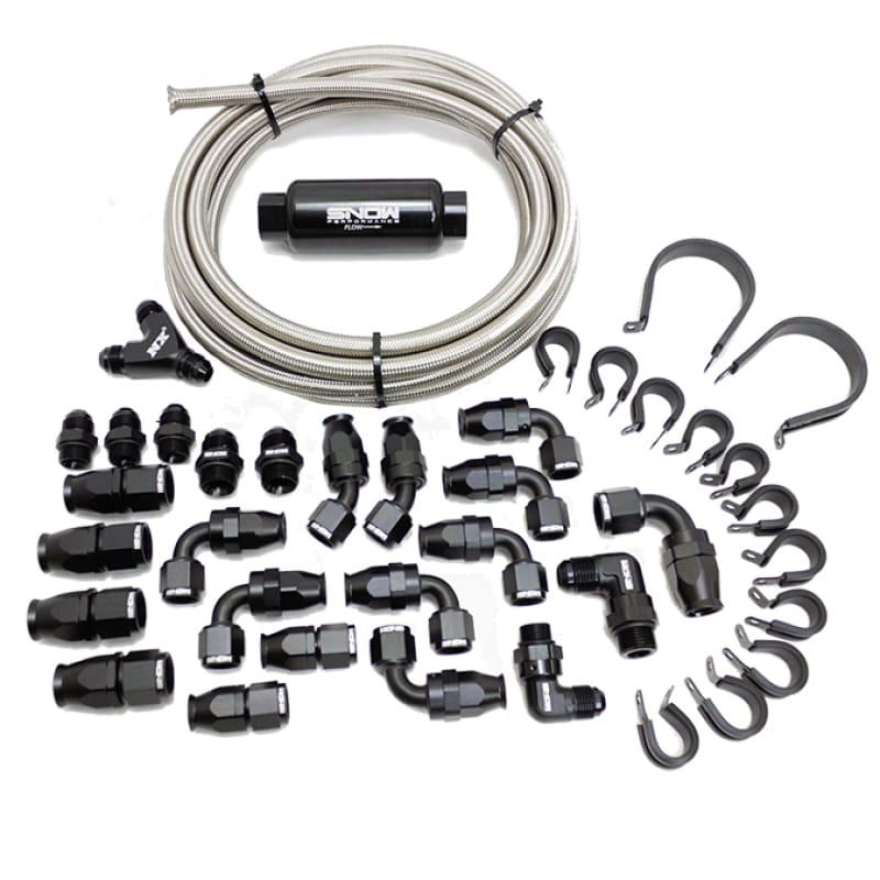 Snow Performance — Snow Performance 10AN Braided Stainless Fuel Line Kit
Fuel Line Kit