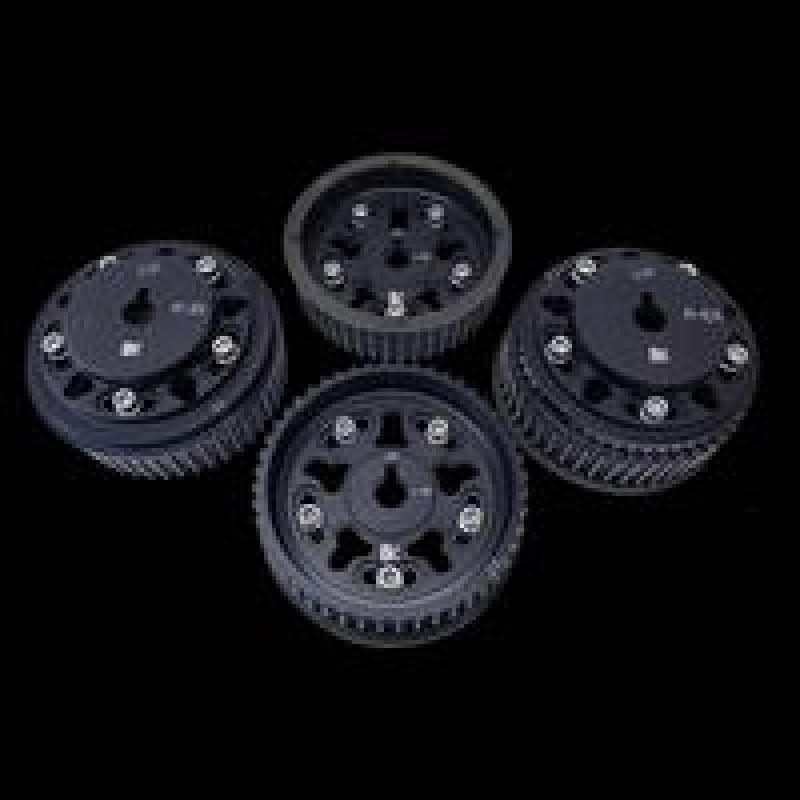 Brian Crower — Brian Crower Adjustable Cam Gears Black for Subaru EJ205/EJ257 (Set of 4)
