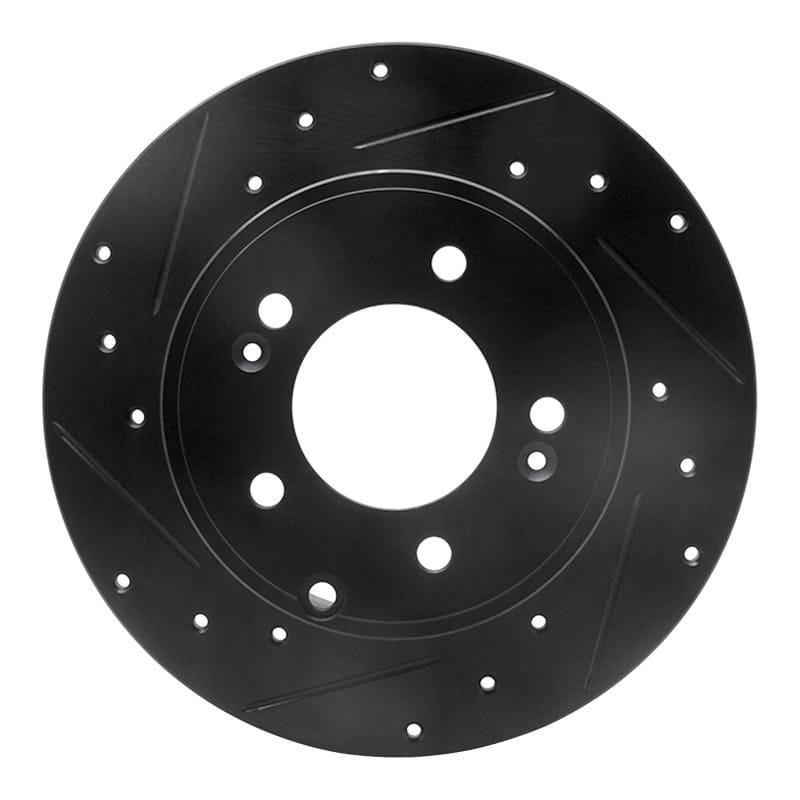 R1 Concepts — R1 05-20 Hyundai Azera Rear Left Drilled & Slotted Black Brake Rotor
R1 Brake Rotor Drill