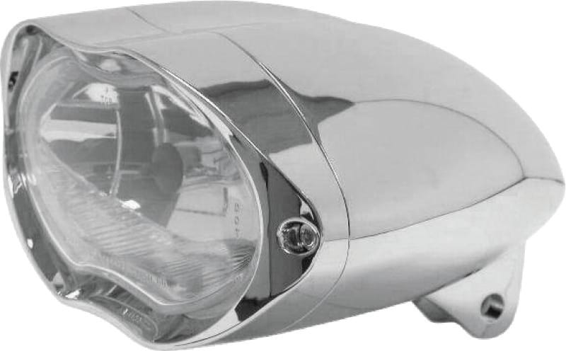 Bikers Choice — Sunray Chrome Plated Billet Aluminum Headlights