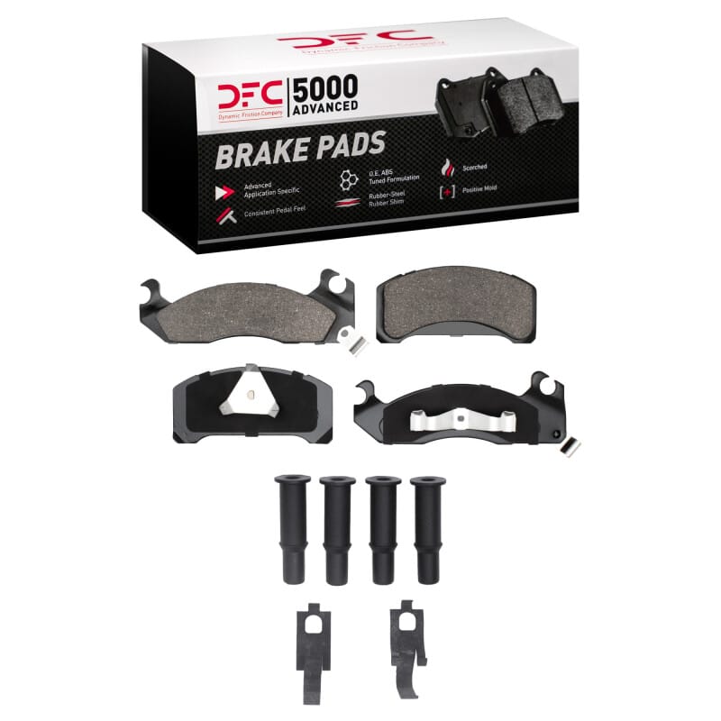 DFC — DFC 82-82 Ford Fairmont Front 5000 Advanced Semi Metallic Brake Pads and Hardware Kit
DFC Brake Pad Set