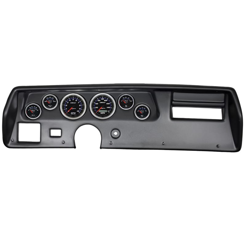 AutoMeter — Autometer Cobalt 70-72 Chevelle SS/El Camino Dash Kit 6pc Tach / MPH / Fuel / Oil / WTMP / Volt
GA KT CHEV SS 70-72C