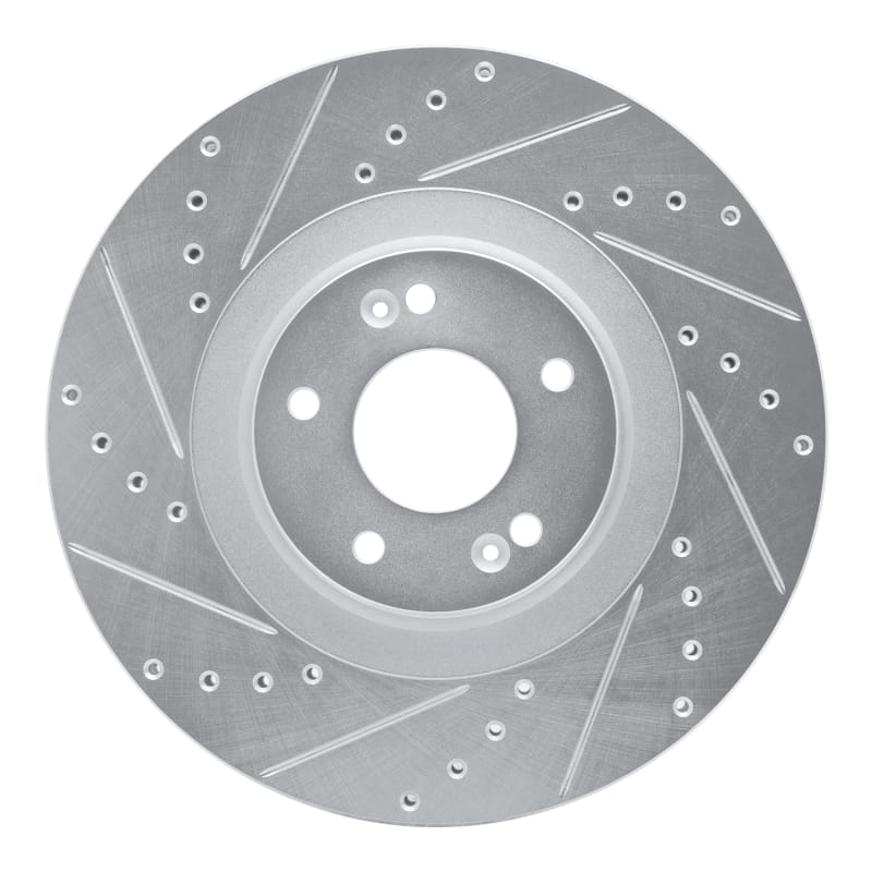 R1 Concepts — R1 20-25 Hyundai Palisade Front Left Drilled & Slotted Silver Brake Rotor
R1 Brake Rotor Drill