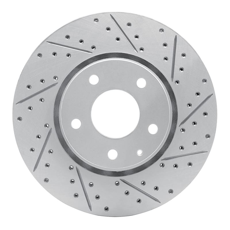 R1 Concepts — R1 16-25 Mazda Cx-5 Front Right Drilled & Slotted Geo-Carbon Rotor