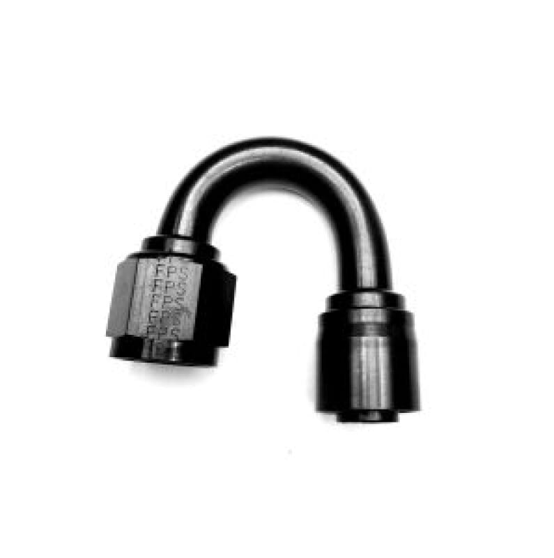 Fragola — Fragola -12AN 180 Degree Fixed/Single Swivel Sport Crimp Pro Hose End