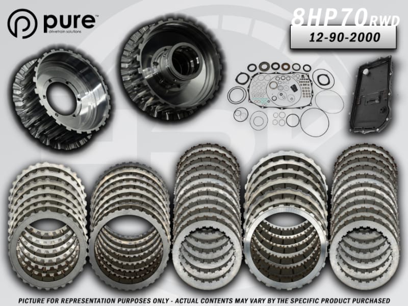 Pure Drivetrain Solutions — Pure Drivetrain 8HP70 High Performance Transmission Hard Parts Kit - RWD - Stage 2