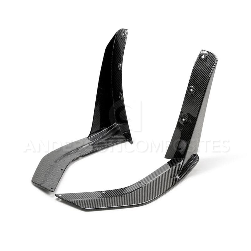 Anderson Composites — Anderson Composites 2020 Ford Mustang/Shelby GT500 Carbon Fiber Front Splitter Wickers
Splitter Wickers