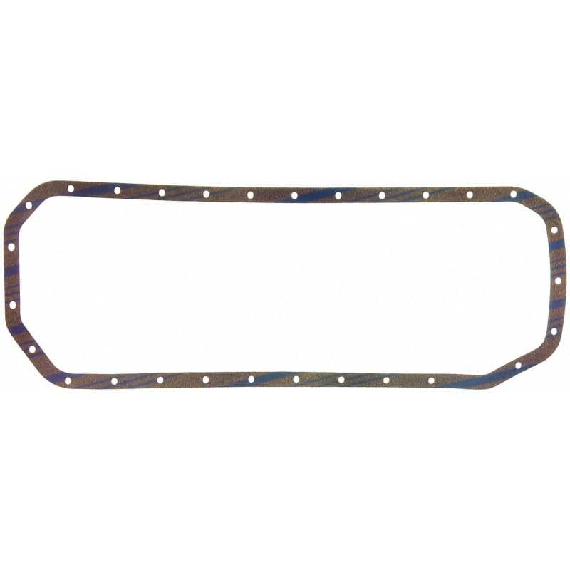 Fel-Pro — Fel-Pro BMW 535i OS 34403 C Engine Oil Pan Gasket Set Blue Stripe cork-rubber