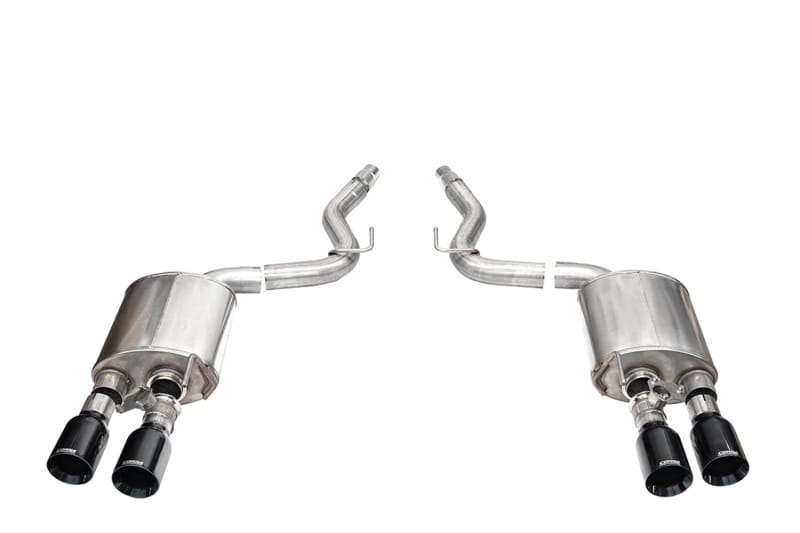 CORSA Performance — Corsa 24+ Ford Mustang Dark Horse 5.0L 3in Dual Rear Axle-Back w/Twin 4.5in Black PVD Straight Tip
Exhaust