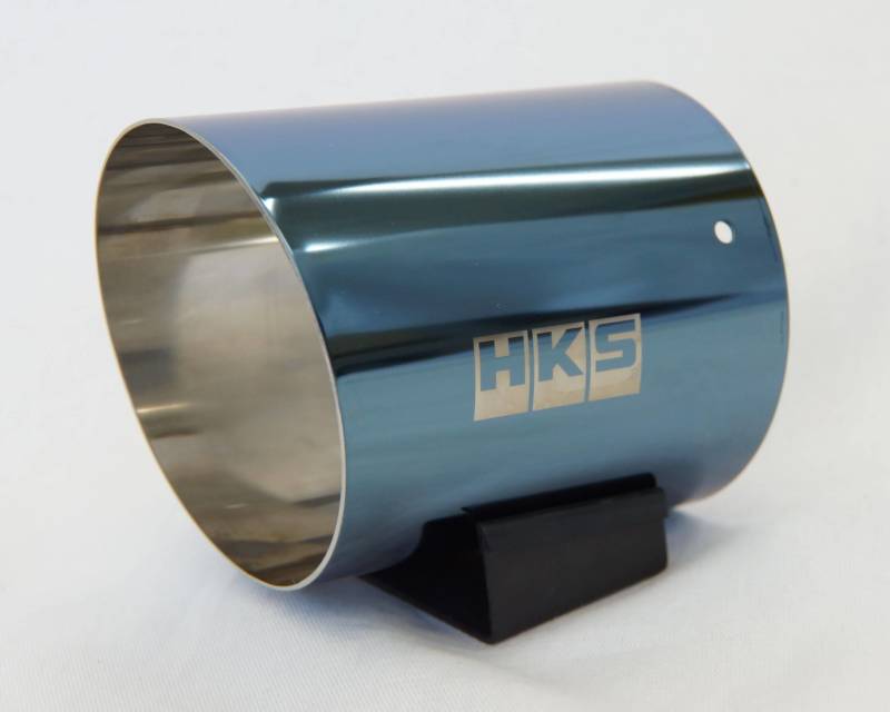 HKS — HKS Hi-Power SPEC-L Tail Tip Cover 94mm 118A-L Blue-SUS Tip