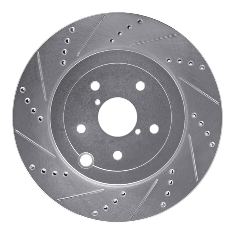 R1 Concepts — R1 18-25 Subaru WRX STI Rear Right Drilled & Slotted Silver Brake Rotor
R1 Brake Rotor Drill