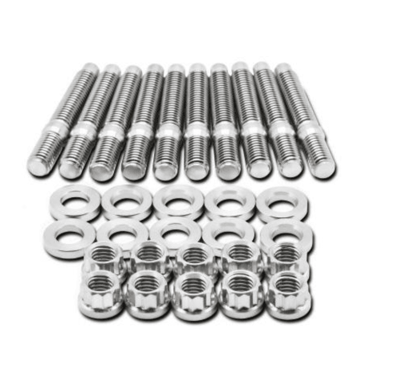 BLOX Racing — BLOX Racing SUS303 Stainless Steel Intake Manifold Stud Kit M8 x 1.25mm 55mm in Length - 7-piece