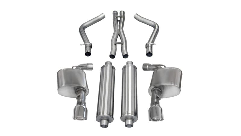 CORSA Performance — Corsa 2012-2013 Dodge Charger SRT-8 6.4L V8 Polished Sport Cat-Back Exhaust
Exhaust