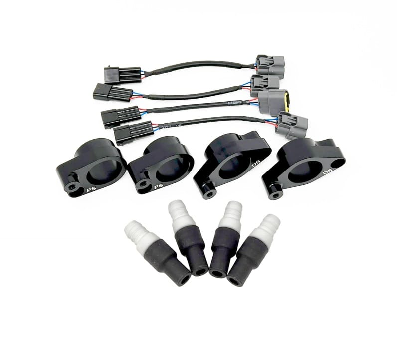 Torque Solution — Torque Solution Subaru EJ20/EJ25 R35 GTR Coil On Plug Adapter Kit - Coils Not Included