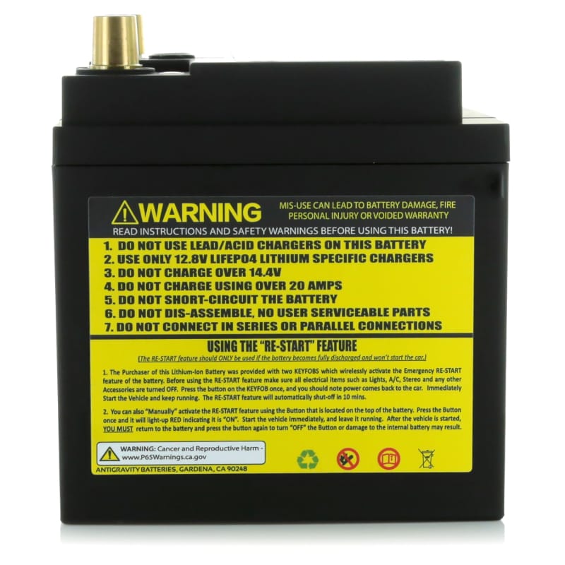 Antigravity Batteries — Antigravity H6/Group 48 Lithium Car Battery w/Re-Start
