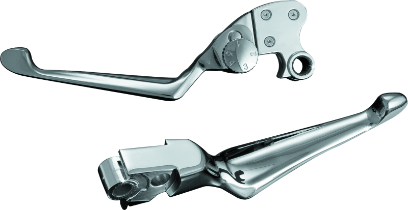 Kuryakyn — Kuryakyn Boss Blades With Adjustable Clutch 96-Up Cable Chrome