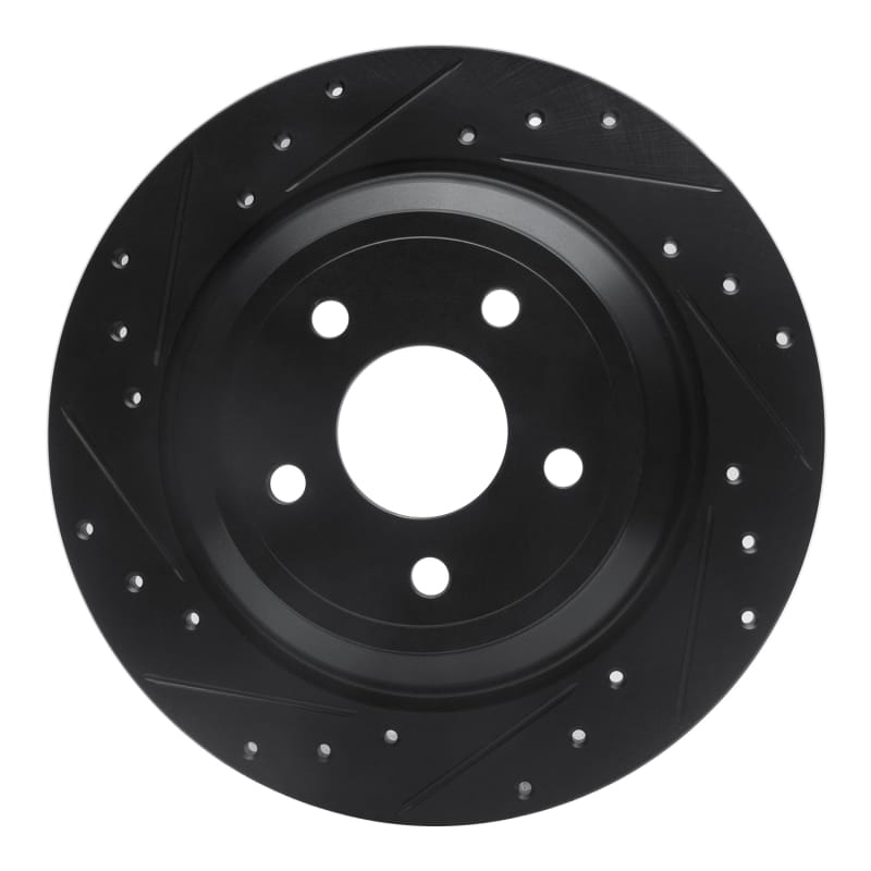 R1 Concepts — R1 16-25 Ford Escape Rear Left Drilled & Slotted Black Brake Rotor
R1 Brake Rotor Drill