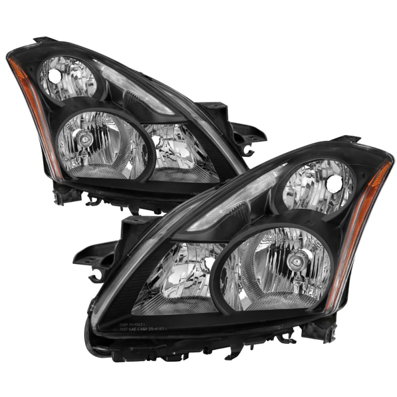 SPYDER — xTune Nissan Altima 10-12 4Dr OE Style Headlights (Halogen Models Only) - Black HD-JH-NA104D-AM-BK