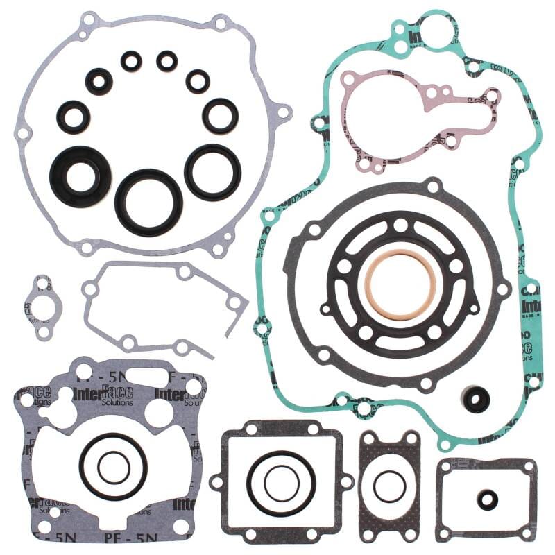 Vertex Pistons — Vertex Gaskets 98-00 Kawasaki KX125 Complete Gasket Kit w/ Oil Seals