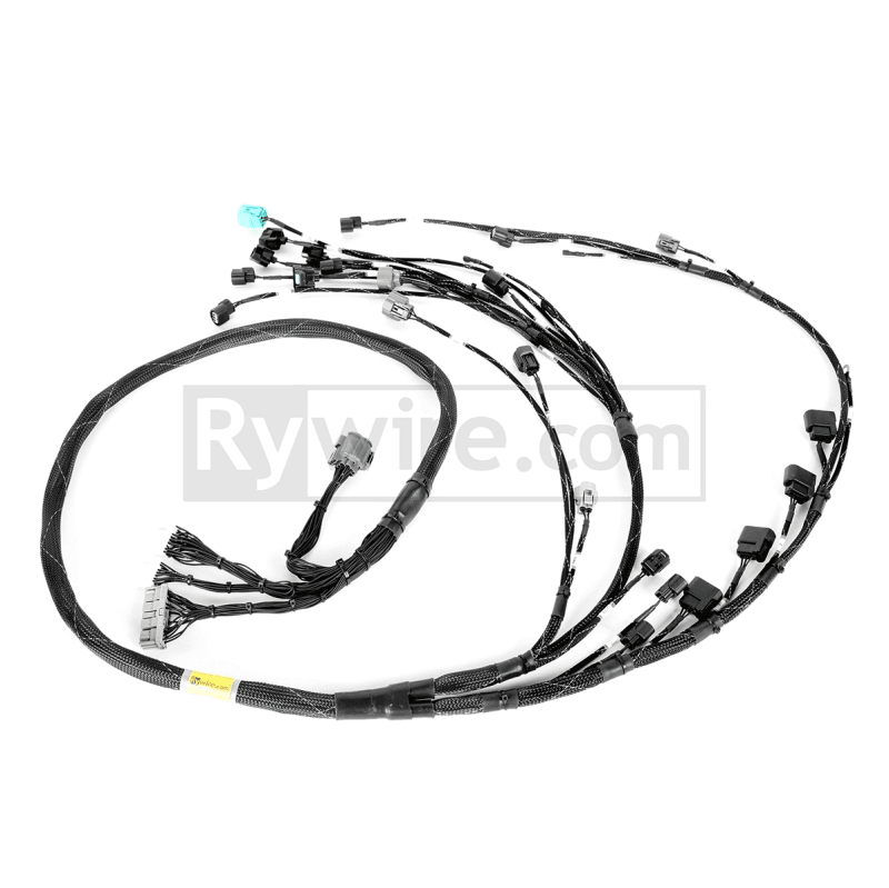 Rywire — Rywire Honda K24Z3 Tucked Budget Engine Harness w/OBD2 02-04 K24Z3 Sensors & Connectors/Front VSS