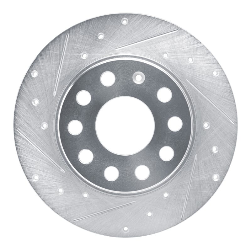 R1 Concepts — R1 17-25 Audi Q2 (Mexico) Rear Left Drilled & Slotted Silver Brake Rotor
R1 Brake Rotor Drill