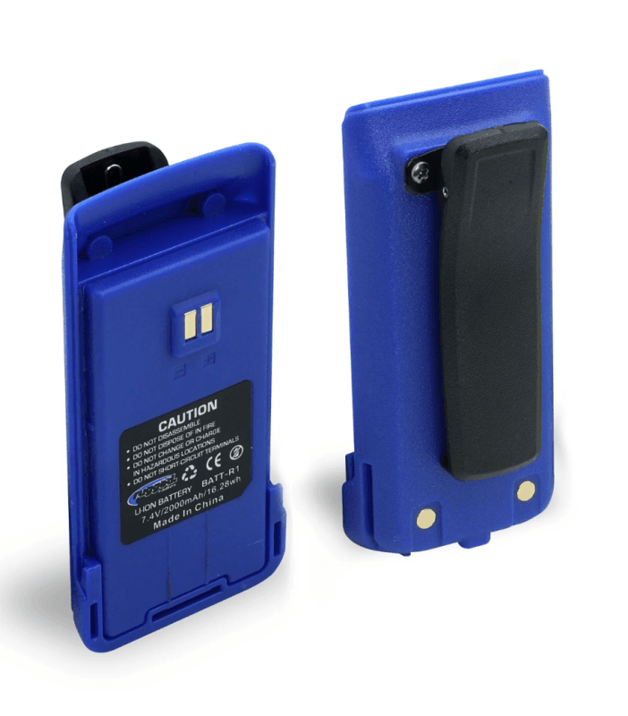 Rugged Radios — Rugged Radios Replacement Lithium Battery for R1 Handheld Radio w/12v Charge Port