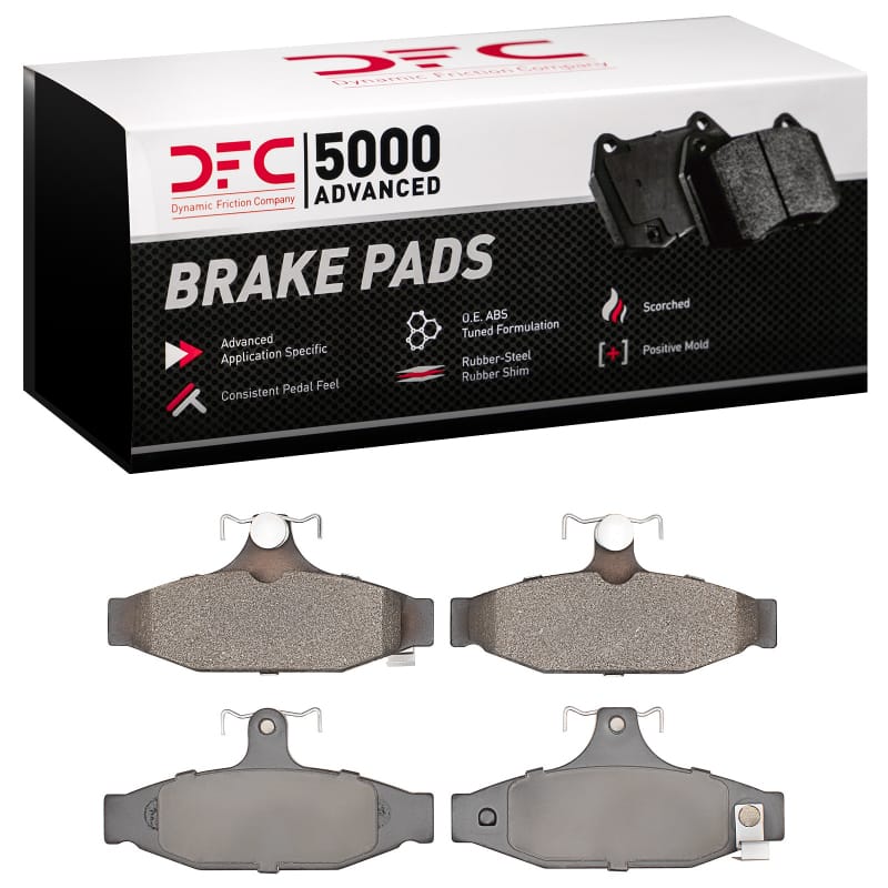 DFC — DFC 85-97 Chevrolet Corvette Rear 5000 Advanced Low Metallic Brake Pads
DFC Brake Pad Set