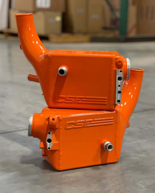 CSF — CSF 2014+ BMW X5M (F95) / X6M (F96) / XM (G09) Charge-Air-Cooler - Fire Orange