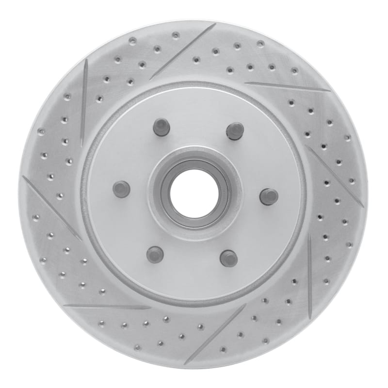 R1 Concepts — R1 04-08 Ford F-150 Rwd Front Left Drilled & Slotted Geo-Carbon Rotor