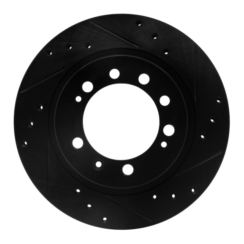 R1 Concepts — R1 83-89 Chrysler Conquest Rear Right Drilled & Slotted Black Brake Rotor
R1 Brake Rotor Drill