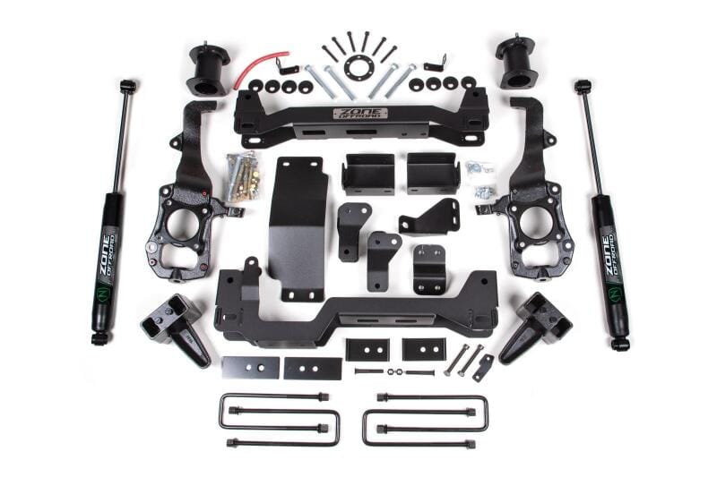 Zone Offroad — Zone Offroad 021 Ford F150 4in Front 2in Rear Suspension Lift System - Nitro Shocks