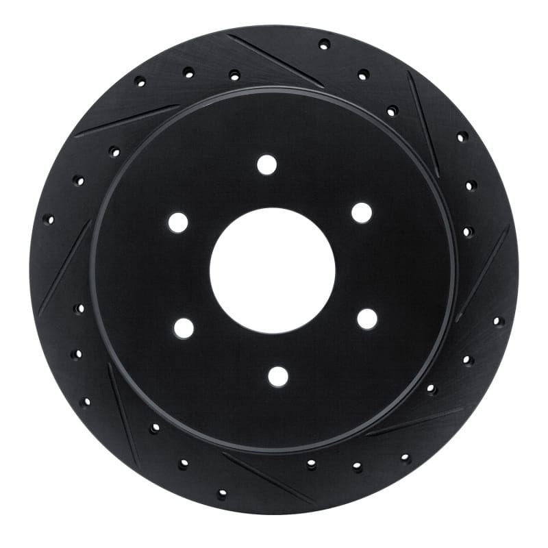 R1 Concepts — R1 17-24 Nissan Titan Rear Right Drilled & Slotted Black Brake Rotor
R1 Brake Rotor Drill