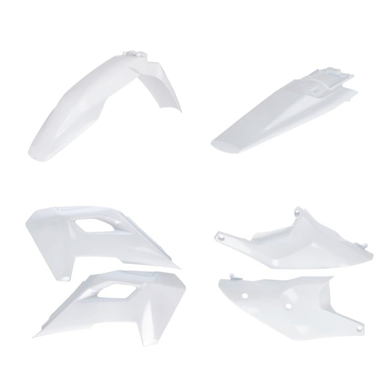 Acerbis — Acerbis 2026 KTM 250-501 FE / 125-300 TE Plastic Kit - White