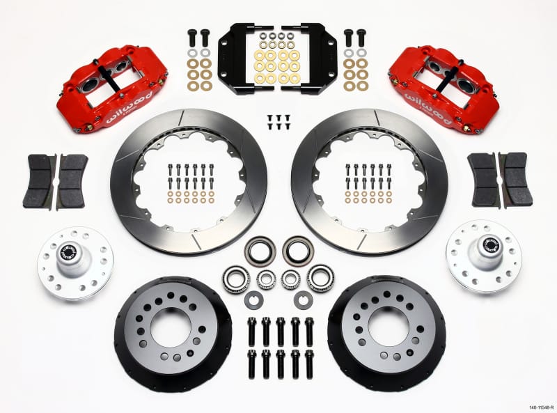 Wilwood — Wilwood Narrow Superlite 6R Front Hub Kit 12.88in Red Magnum Force Drop Spindle
BRAKE KIT