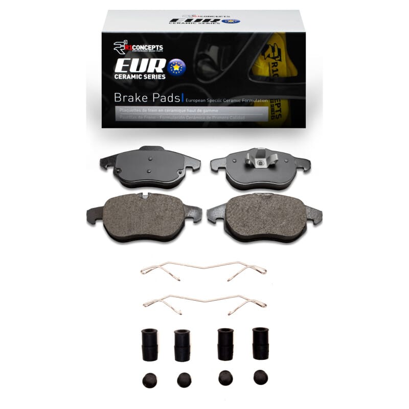 R1 Concepts — R1 2003-2011 Cadillac BLS (Mexico) Front R1 Euro Ceramic Pads & Hardware Kit
R1 Euro Ceramic Pads
