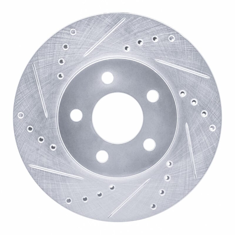 R1 Concepts — R1 00-05 Chrysler Neon Front Left Drilled & Slotted Silver Brake Rotor
R1 Brake Rotor Drill