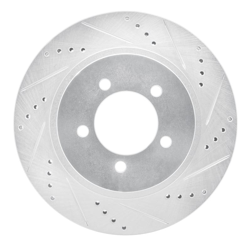 R1 Concepts — R1 02-05 Ford Explorer Front Right Drilled & Slotted Silver Brake Rotor
R1 Brake Rotor Drill