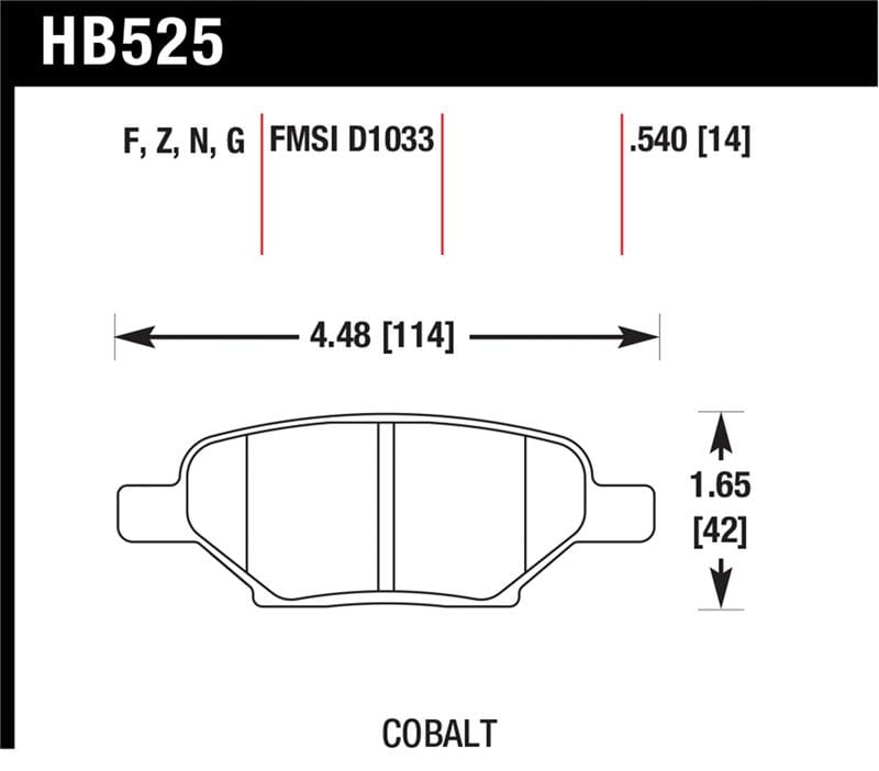Hawk Performance — HPS Disc Brake Pad