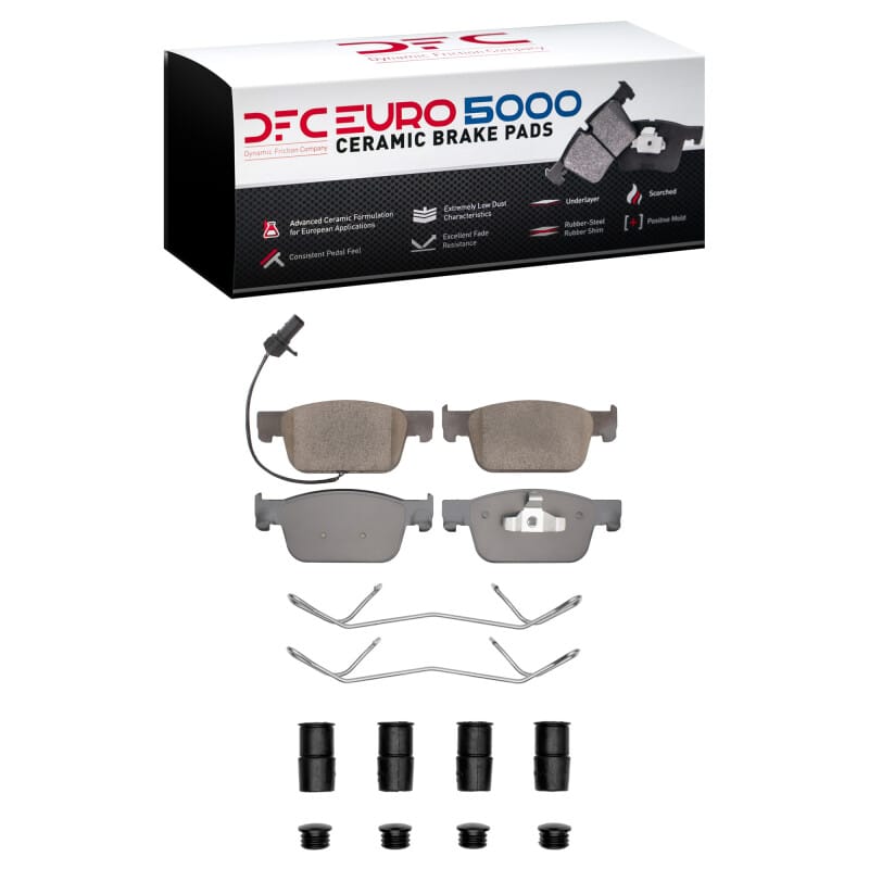 DFC — DFC 16-25 Audi A4 (Mexico) Front Euro 5000 Ceramic Brake Pads and Hardware Kit
DFC EURO Pads + HW