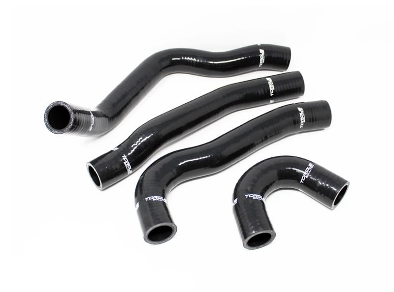 Torque Solution — Torque Solution 08-15 Mitsubishi Evolution X Silicone Radiator Hose Kit - Black