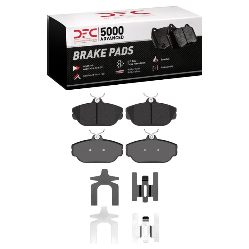 DFC — DFC 93-98 Ford Windstar Front 5000 Advanced Semi Metallic Brake Pads and Hardware Kit
DFC Brake Pad Set
