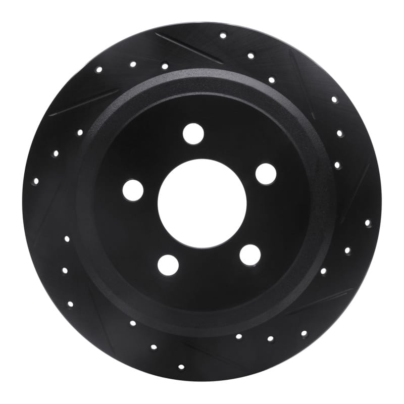 R1 Concepts — R1 07-12 Dodge Nitro Rear Right Drilled & Slotted Black Brake Rotor
R1 Brake Rotor Drill