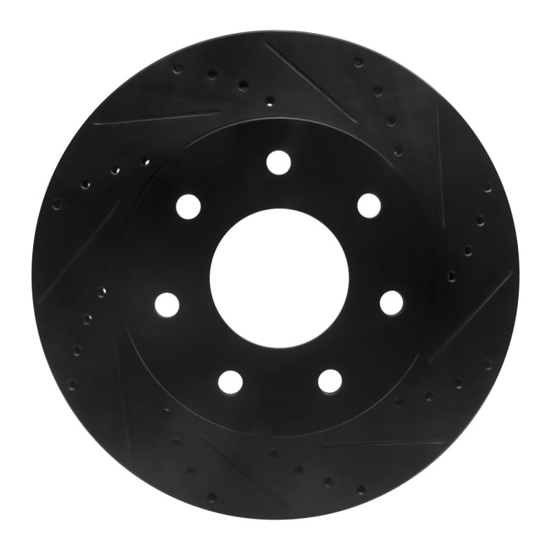 R1 Concepts — R1 04-08 Ford F-150 4WD Front Right Drilled & Slotted Black Brake Rotor
R1 Brake Rotor Drill