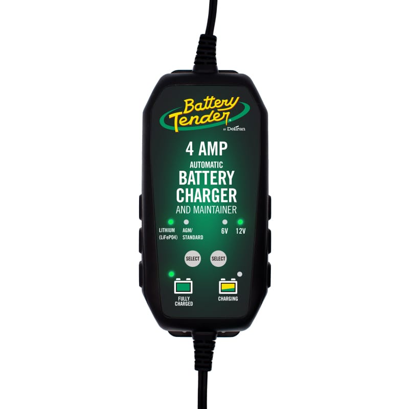 Battery Tender — Battery Tender 6V/12V 4A Lead Acid & Lithium Selectable Battery Charger