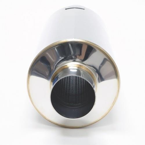 BLOX Racing — BLOX Racing 76.2mm N1 Angled Tip Muffler Universal