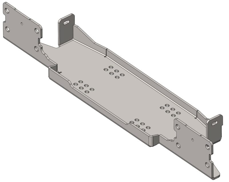 Artec Industries — Artec Industries 18-25 Jeep Wrangler JL Jt Jl Steel Bumper Winch Plate V3